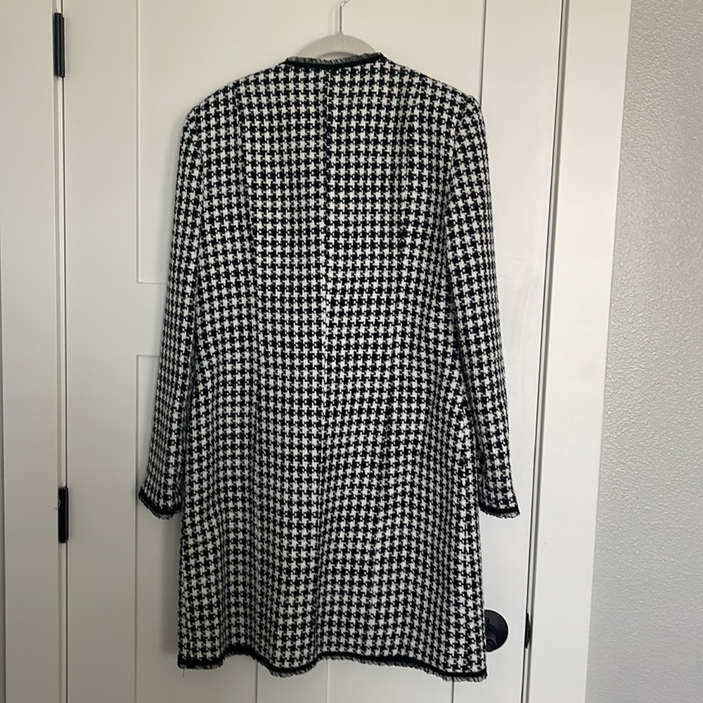 Houndstooth Long Jacket/Blazer - image 3